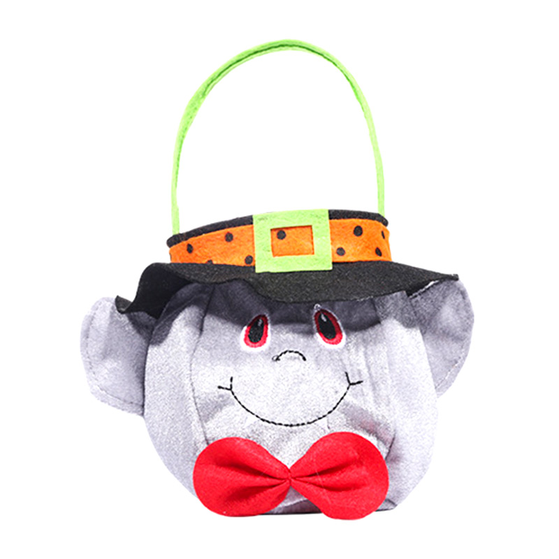 Halloween Trick or Treat Sacs pour enfants Candy Gags Grands sacs de citrouille réutilisables Sacs fourre-tout Sac en toile pour Trick or Treating Party Favor Bags pour Halloween