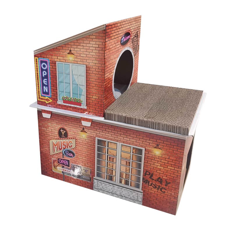 Panneaux réversibles pour griffoir pour chat en carton ondulé, grattoir vertical mural, griffoir pour jouets Busy Box, et plus de choix pour chats et chatons - Plusieurs styles et couleurs