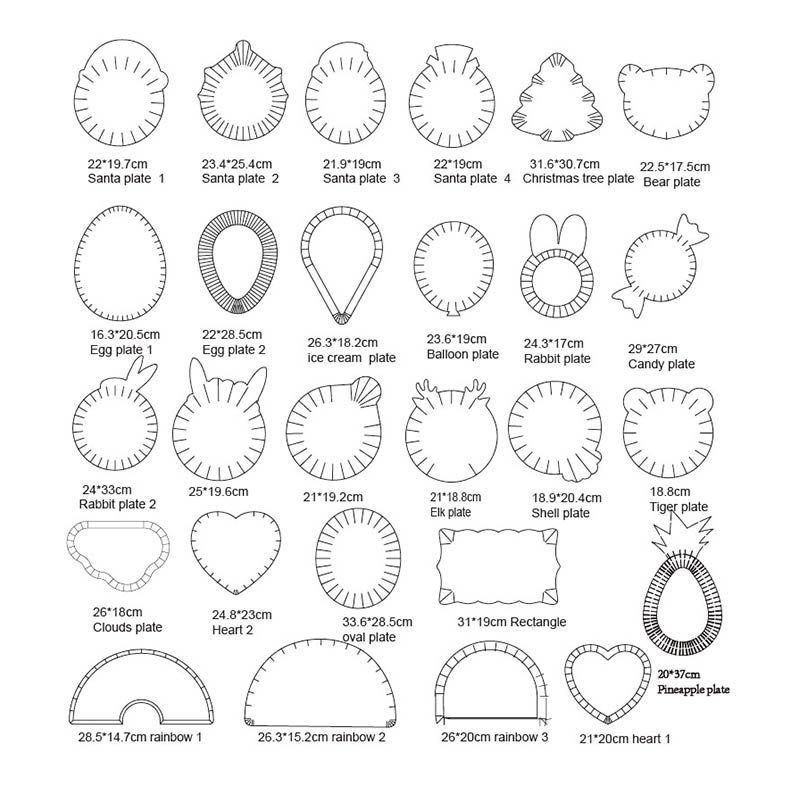 Forme spéciale pour différentes utilisations Série de moules pour assiettes en papier de haute qualité