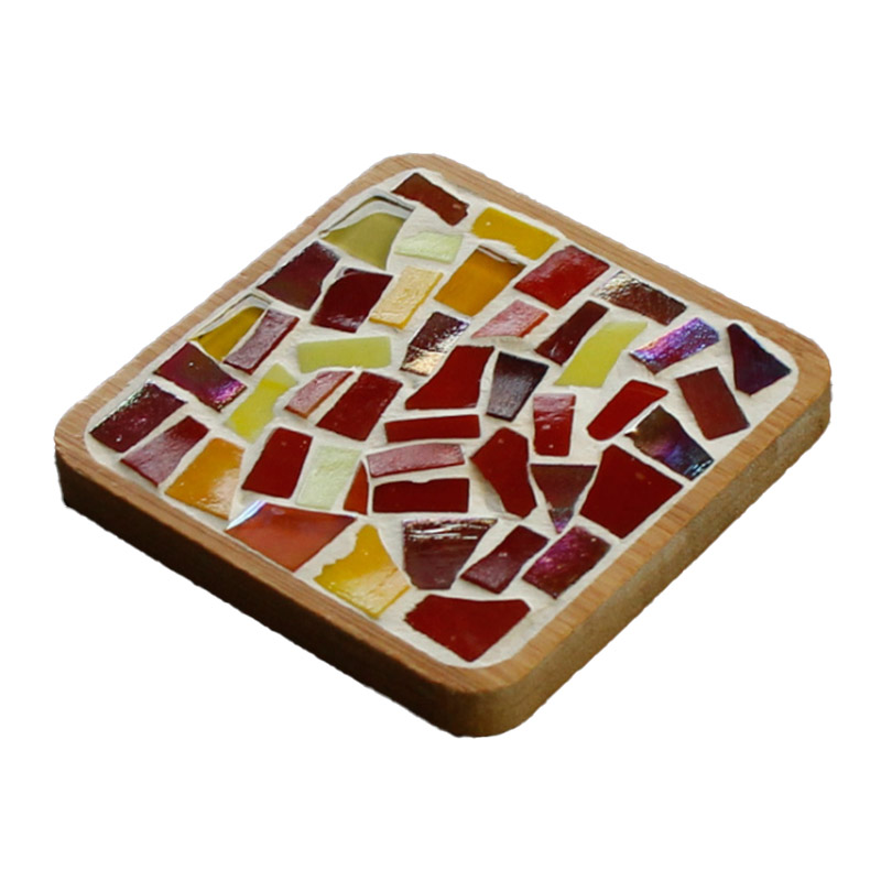 Créatif mosaïque bricolage Rectangle caboteur ménage bois fruits Carton formes irrégulières Ins décoration de la maison