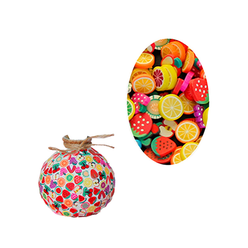 Polymère Argile Artisanat Vase Mosaïque Style Floral Sourire Noël Fruit Conception Cadeau Créatif Décor À La Maison Grande Petite Taille Fleur Artificielle Fleur Fraîche