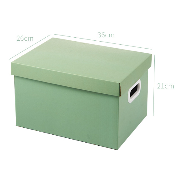 Boîte Bankers Box coloris vert thé avec couvercle amovible et poignées de protection boîte de rangement en papier kraft recyclable de différentes tailles