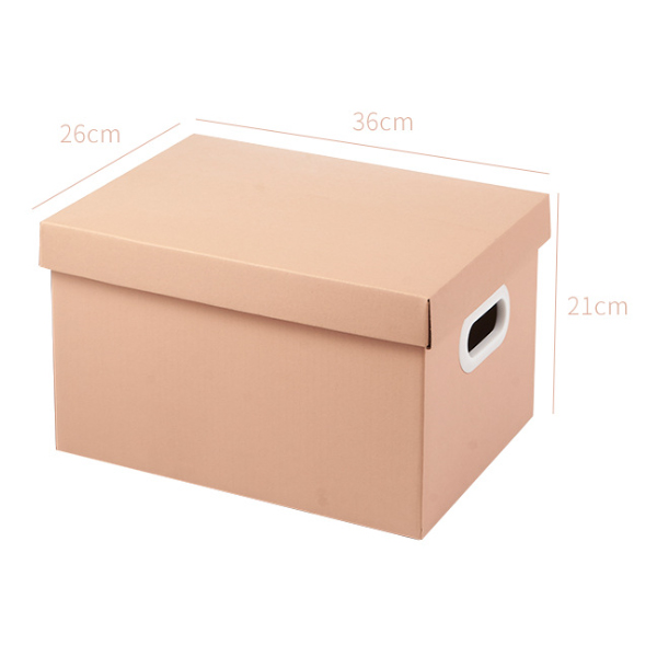 Boîte Bankers Box couleur Beige Rose avec couvercle amovible et poignées de protection boîte de rangement en papier kraft recyclable de différentes tailles