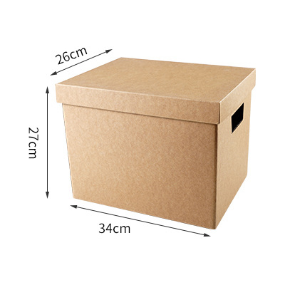 Bankers Box couleur naturelle avec couvercle amovible Boîte de rangement en papier kraft recyclable de différentes tailles