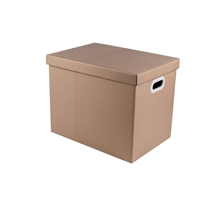 Boîte Bankers Box couleur Beige Rose avec couvercle amovible et poignées de protection boîte de rangement en papier kraft recyclable de différentes tailles