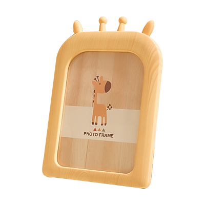 Cadre photo en bois pour enfants en forme de girafe décoration de bureau 5/6/7 pouces