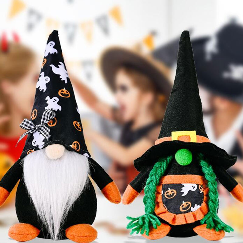 Poupées Halloween Rudolph Styles Sorcière et Citrouille Petite Taille