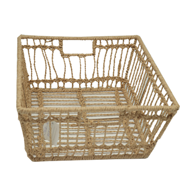 Ratten Hallow Basket Big Size pour le stockage avec poignée Eco Material