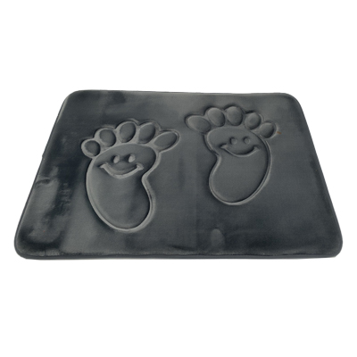 Coral Fleece Mat Tapis de sol multi-usages Base en PVC antidérapante Différentes tailles et design