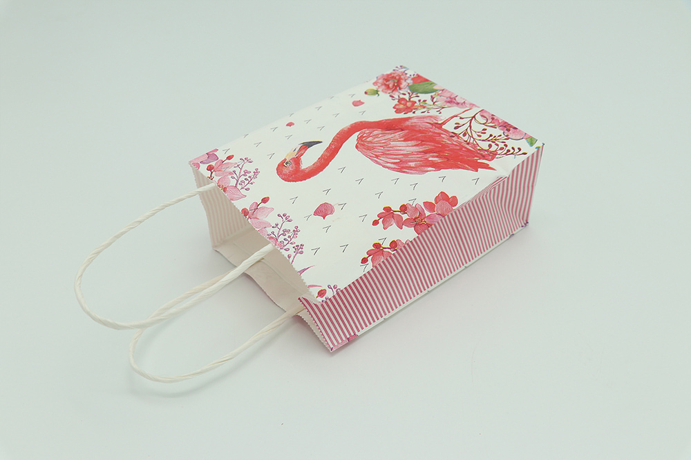 Sac cadeau de tous les jours - Motifs de flamants roses