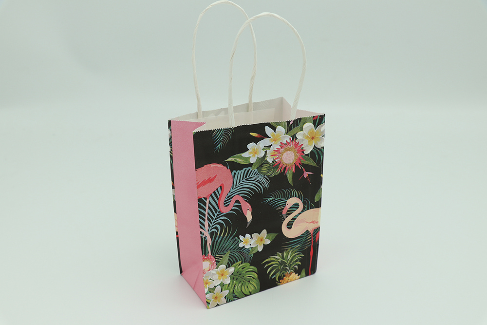 Sac cadeau de tous les jours - Motifs de flamants roses