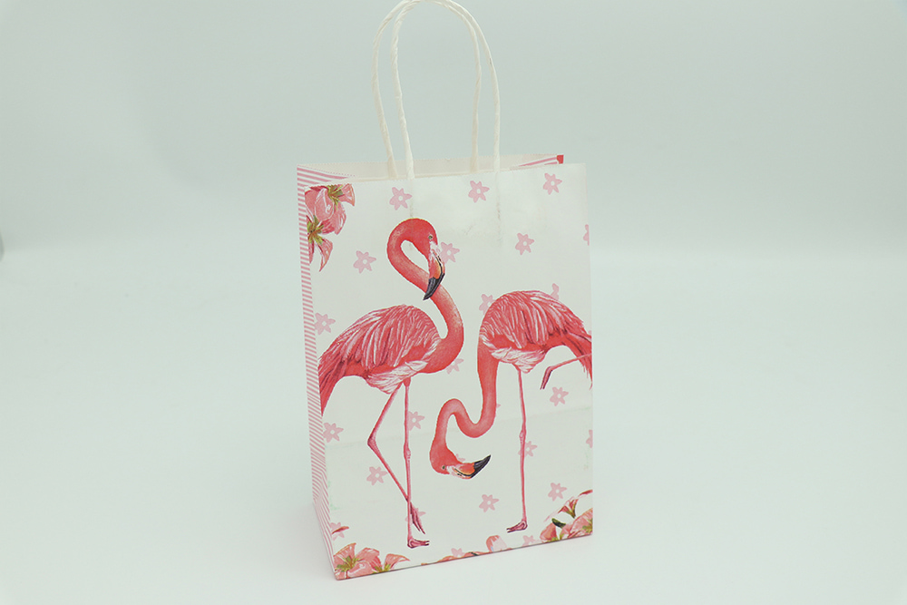 Sac cadeau de tous les jours - Motifs de flamants roses