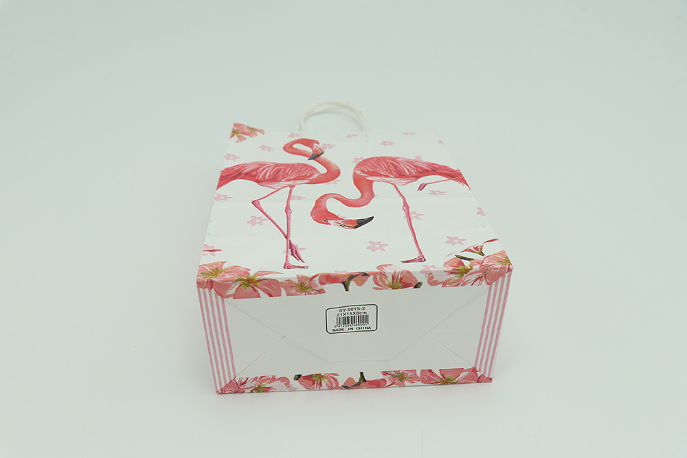 Sac cadeau de tous les jours - Motifs de flamants roses