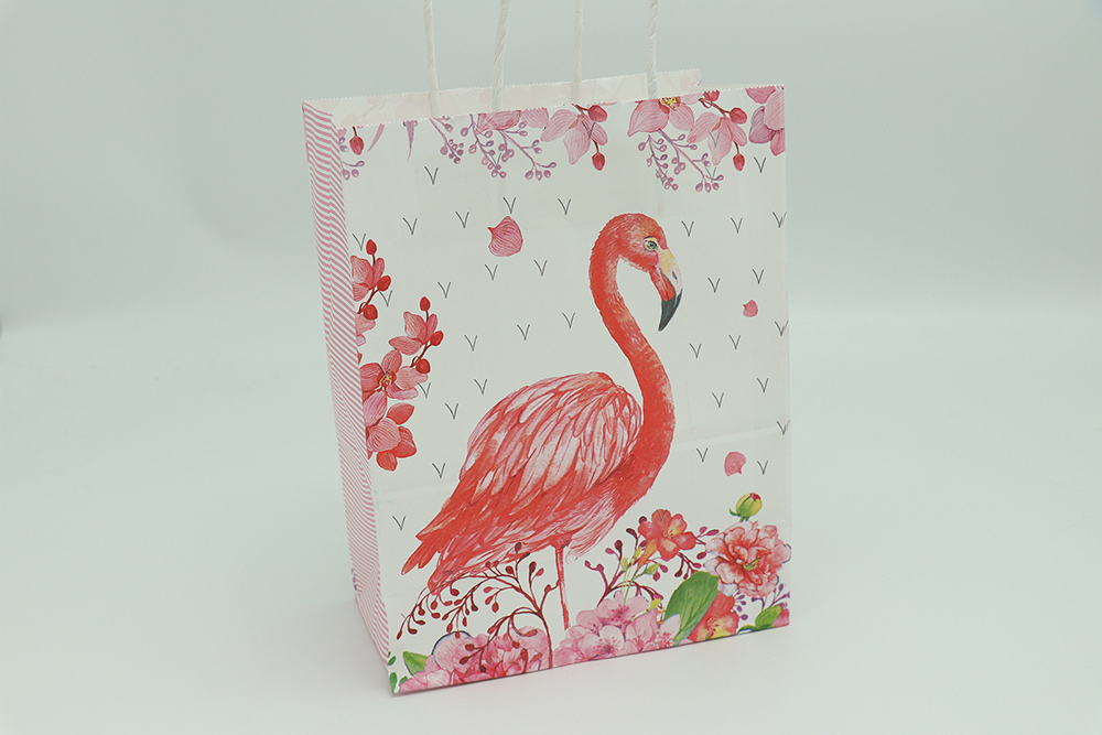 Sac cadeau de tous les jours - Motifs de flamants roses